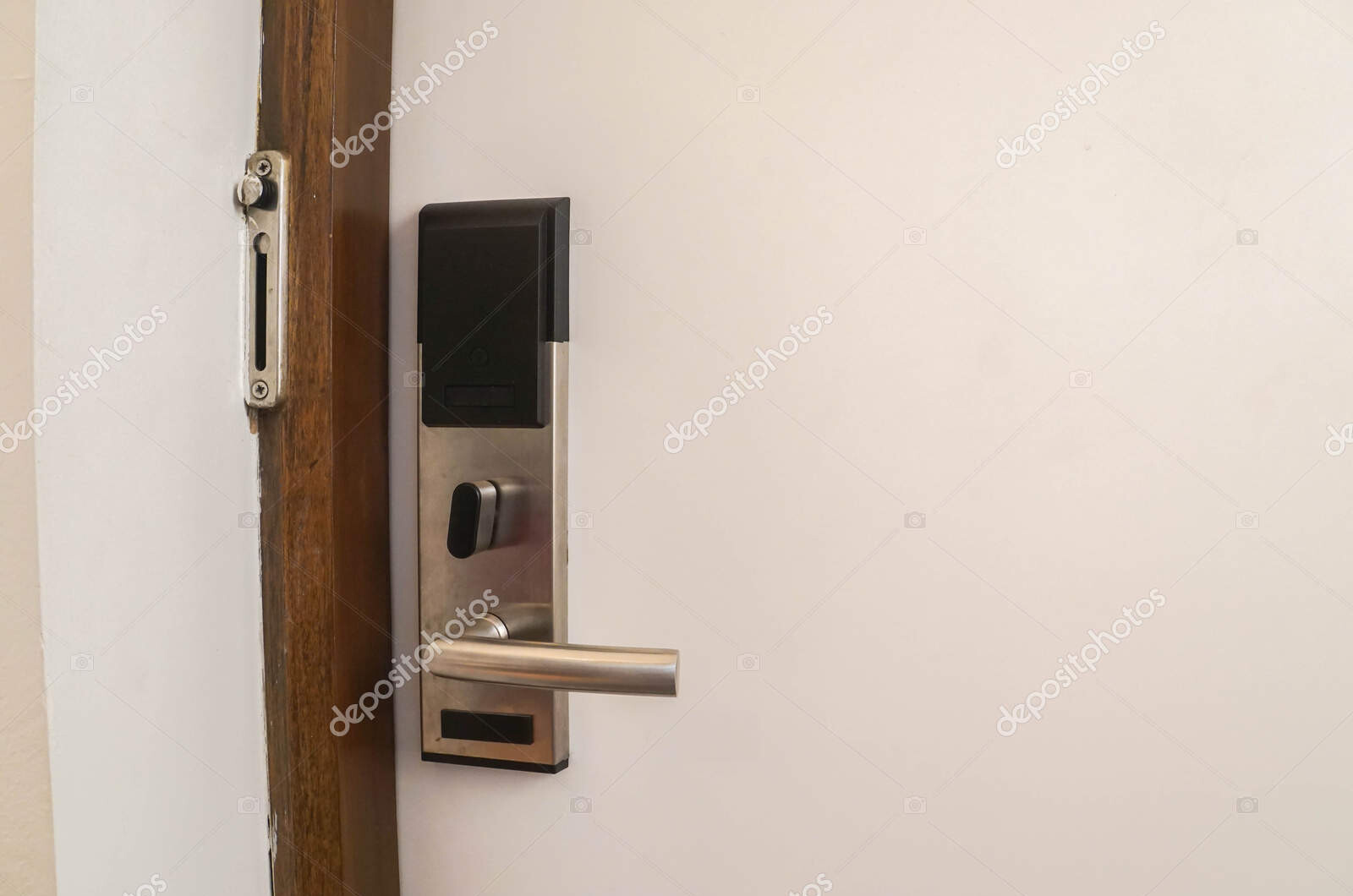 smart bedroom key lock in hotel for key card