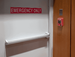 panic hardware on commercial doors